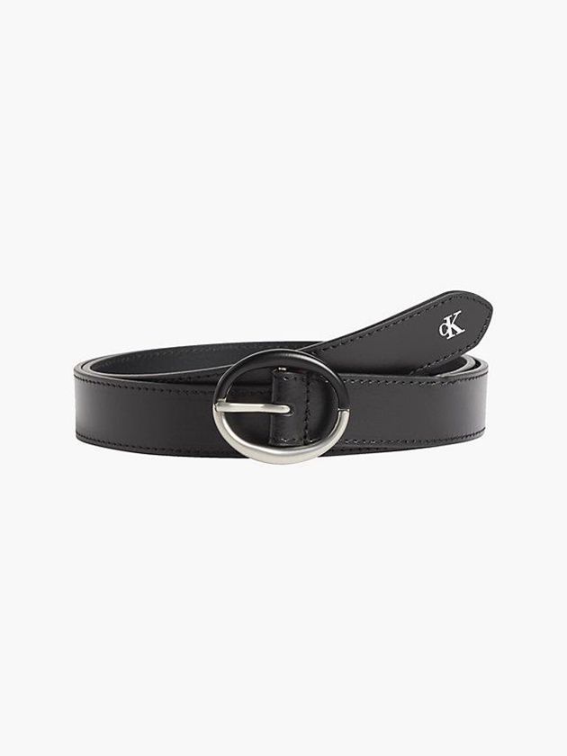 Calvin Klein USA Leather Womens Belt Black 8056749-OP